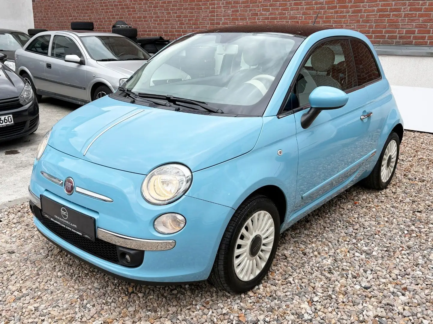 Fiat 500 1.4 16V Lounge 1.Hand Panora Allwetter KLIMA Blue - 1