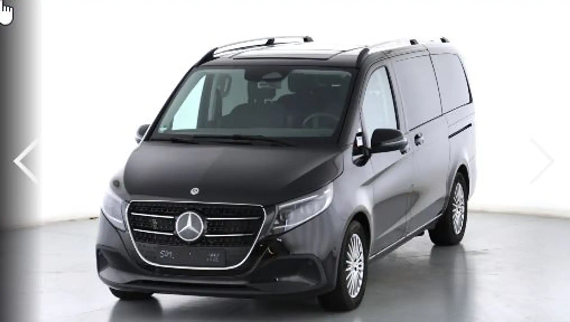 Mercedes-Benz V 300 d STYLE Lang LED+AHK+NAVI+KAM+DISTR Schwarz - 1