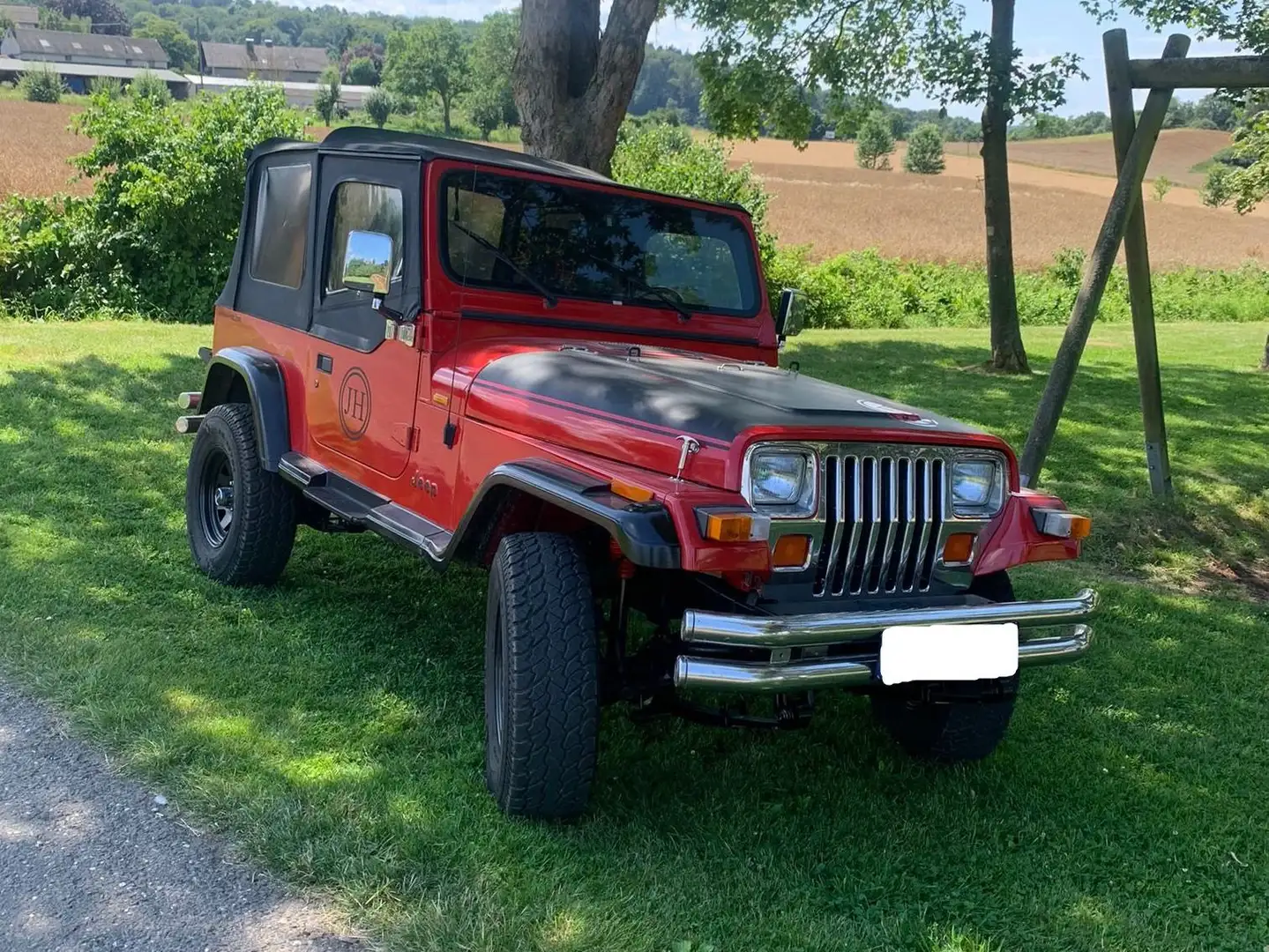 Jeep Wrangler Wrangler Chrysler Cabriolet Rot - 1