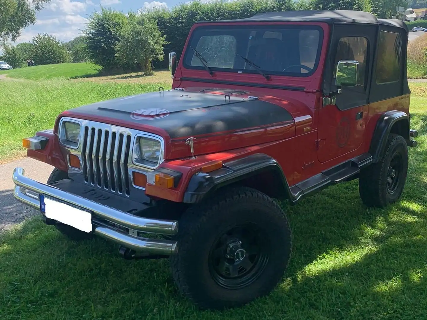 Jeep Wrangler Wrangler Chrysler Cabriolet Rot - 2