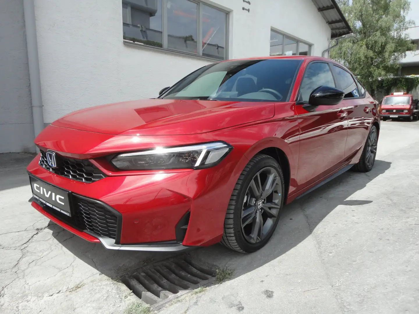 Honda Civic 2,0 i-MMD Hybrid e:HEV Sport Rot - 1
