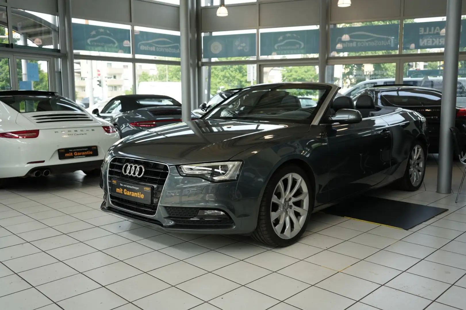 Audi A5 Cabriolet 1.8 TFSI S-Line Gris - 2