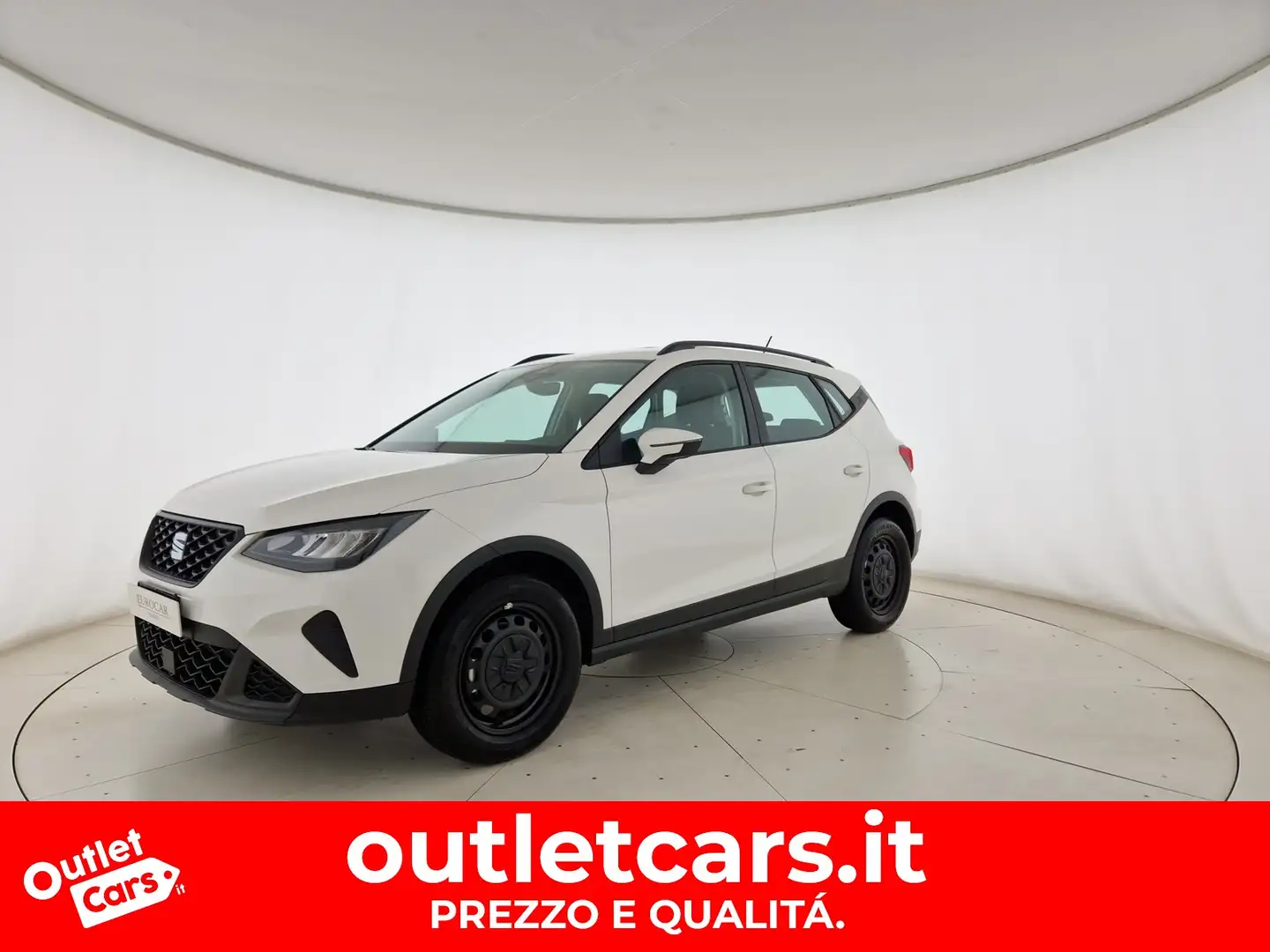 SEAT Arona 1.0 ecotsi fr 95cv Weiß - 1