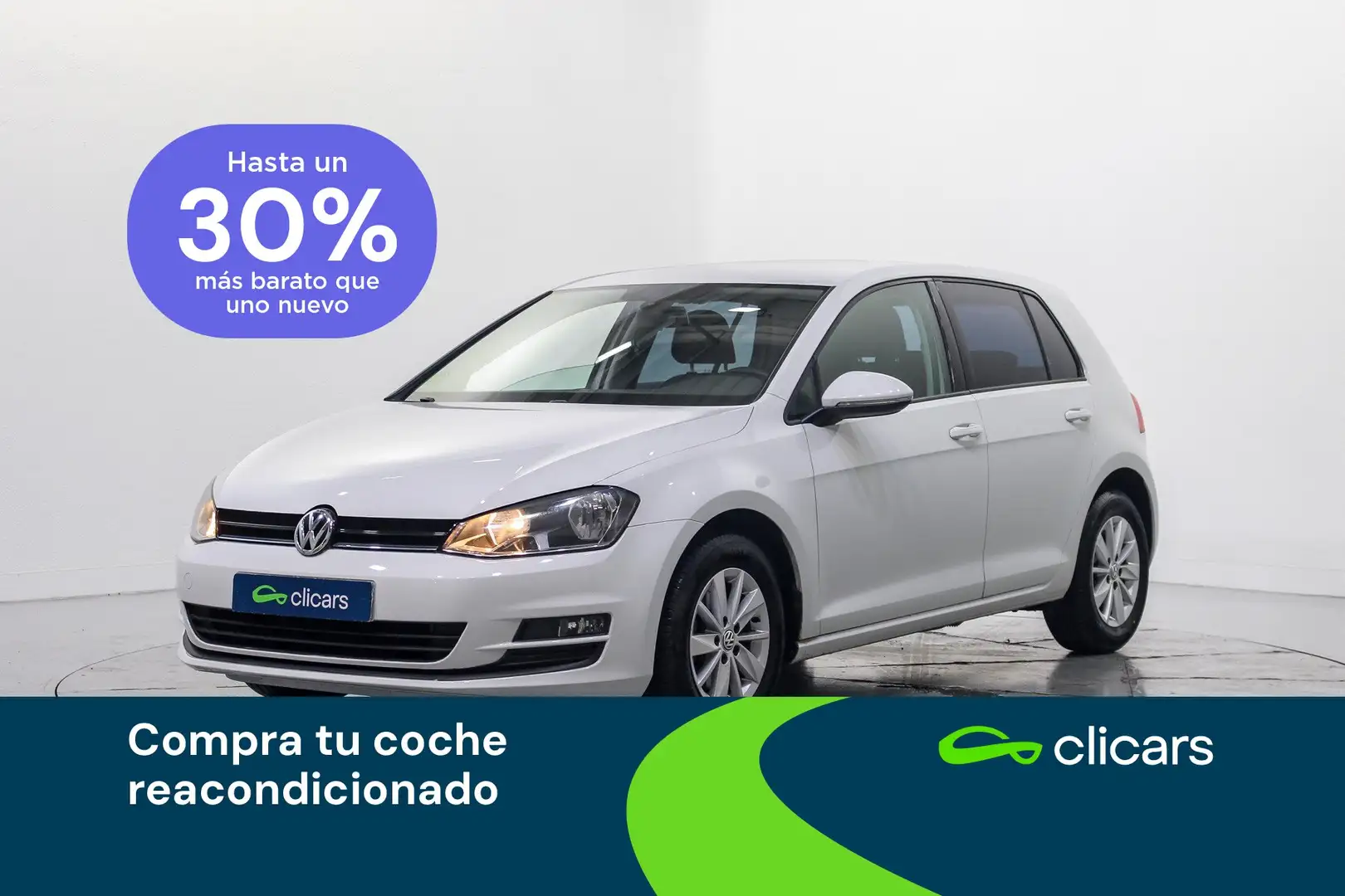 Volkswagen Golf 1.6TDI CR BMT Business 110 Blanc - 1