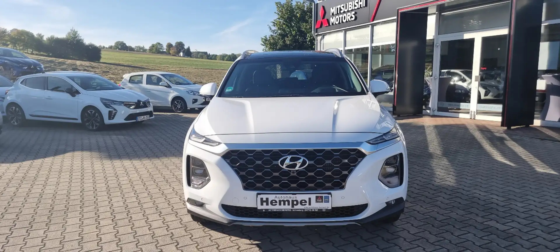 Hyundai SANTA FE 2.2 CRDI Premium 4WD AHZV PANO LEDER Blanc - 2