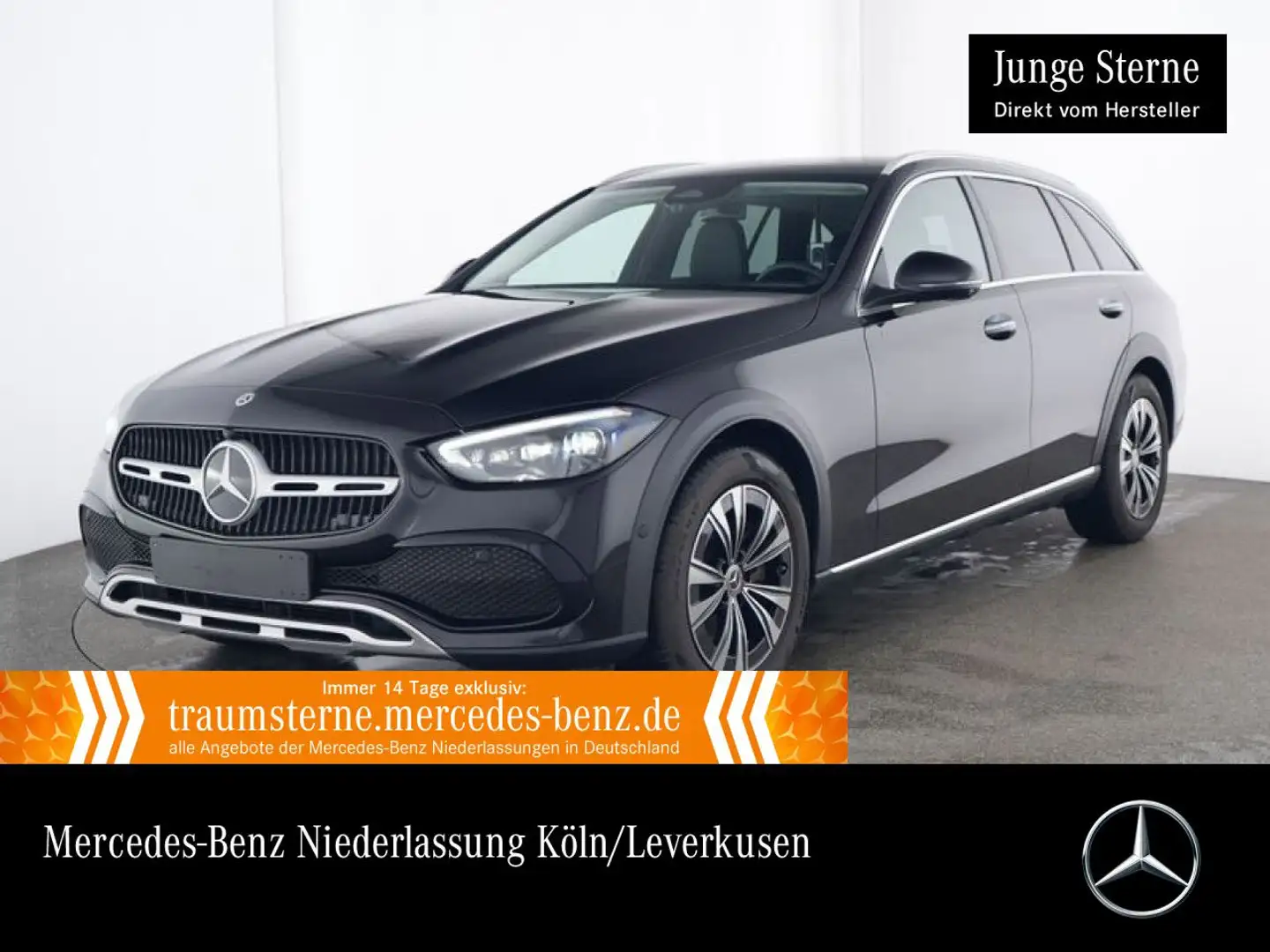Mercedes-Benz C 200 T 4M AVANTG+360+AHK+TOTW+KEYLESS+9G Schwarz - 1