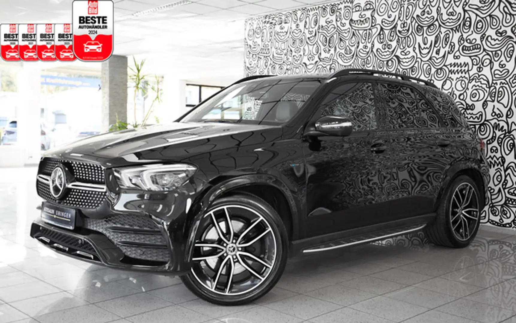 Mercedes-Benz GLE 350 Gle de 3x AMG SPORT*WIDE*LUFT*PANO*FOND-TV* Negro - 1