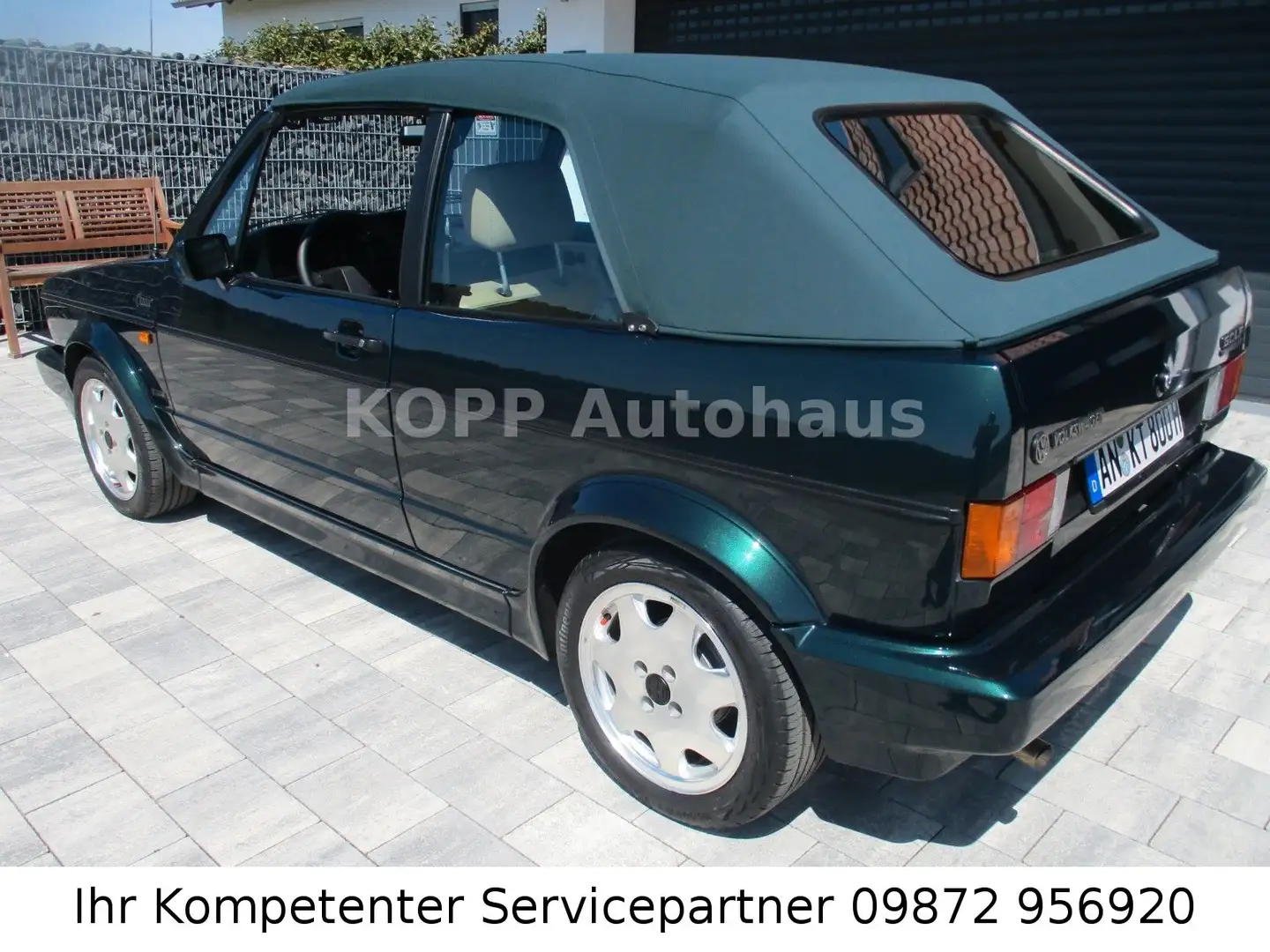 Volkswagen Golf GOLF1 CABRIO"CLASSIC LINE"LEDER 1.HAND H-KENNZEI Verde - 2