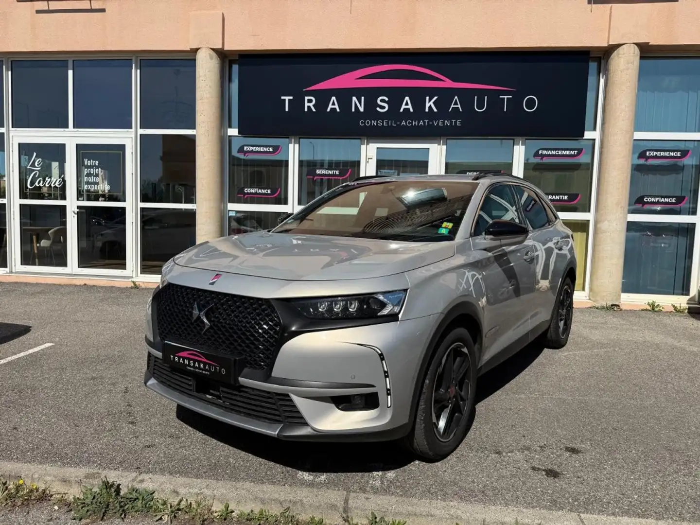 DS Automobiles DS 7 Crossback DS7 BlueHDi 130 EAT8 Performance Line%2B/1ER MAIN/TVARECUPERABLE Beige - 1