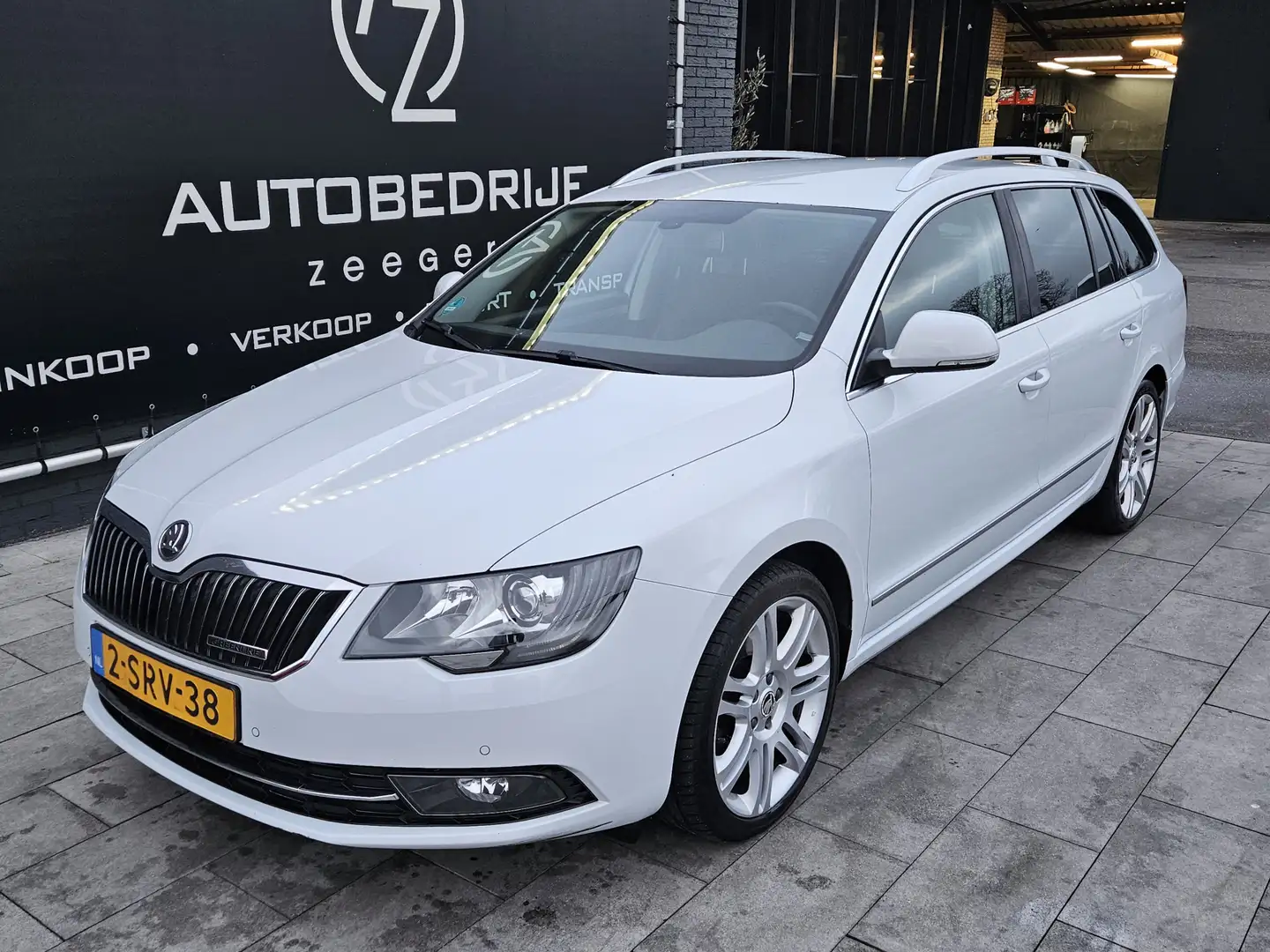 Skoda Superb Combi 1.6 TDI Sprint Pro *AC*Heatseat*P-assist*Nav Blanco - 2