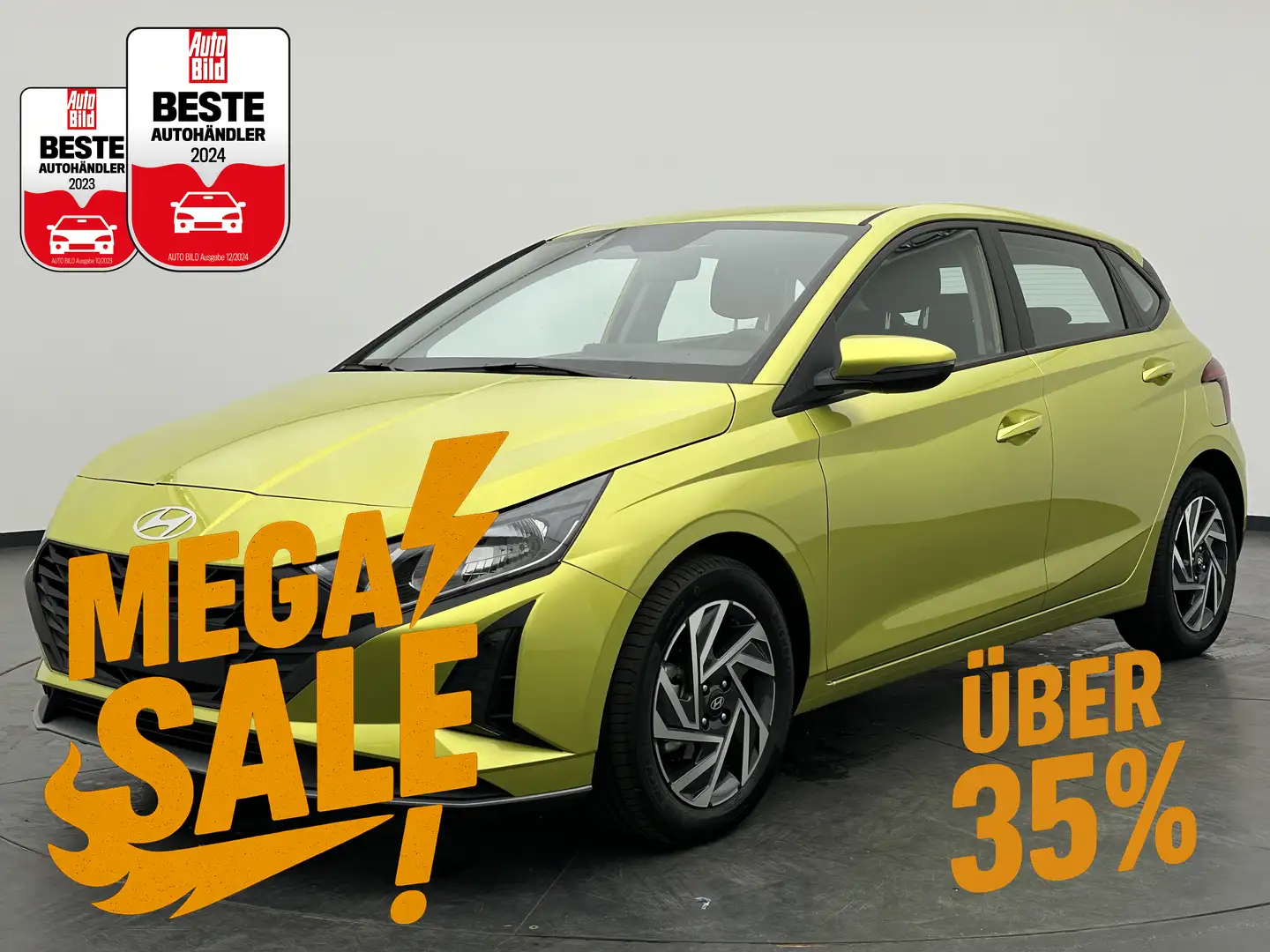 Hyundai i20 i20 1.2 Wave +CARPLAY+KLIMA+CAM+TEMPO+SPURHALTE+ Verde - 1