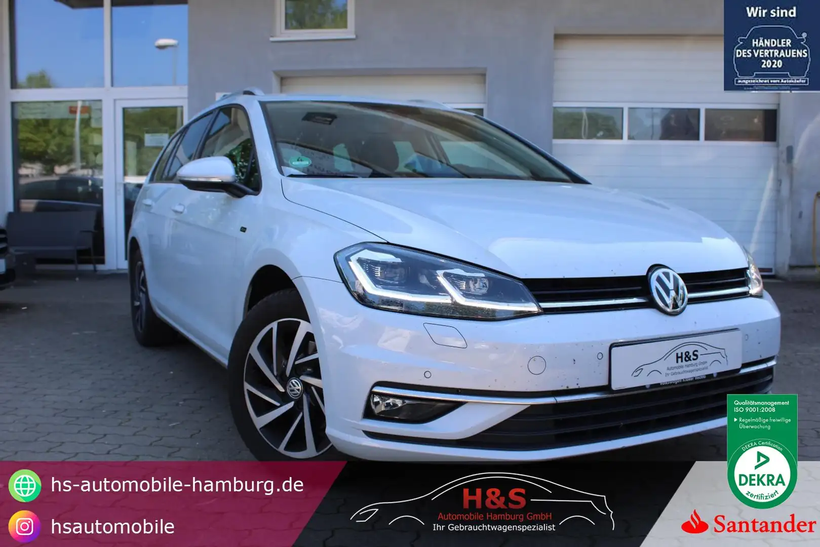 Volkswagen Golf Variant Join Navigation+Scheckheft Blanc - 1