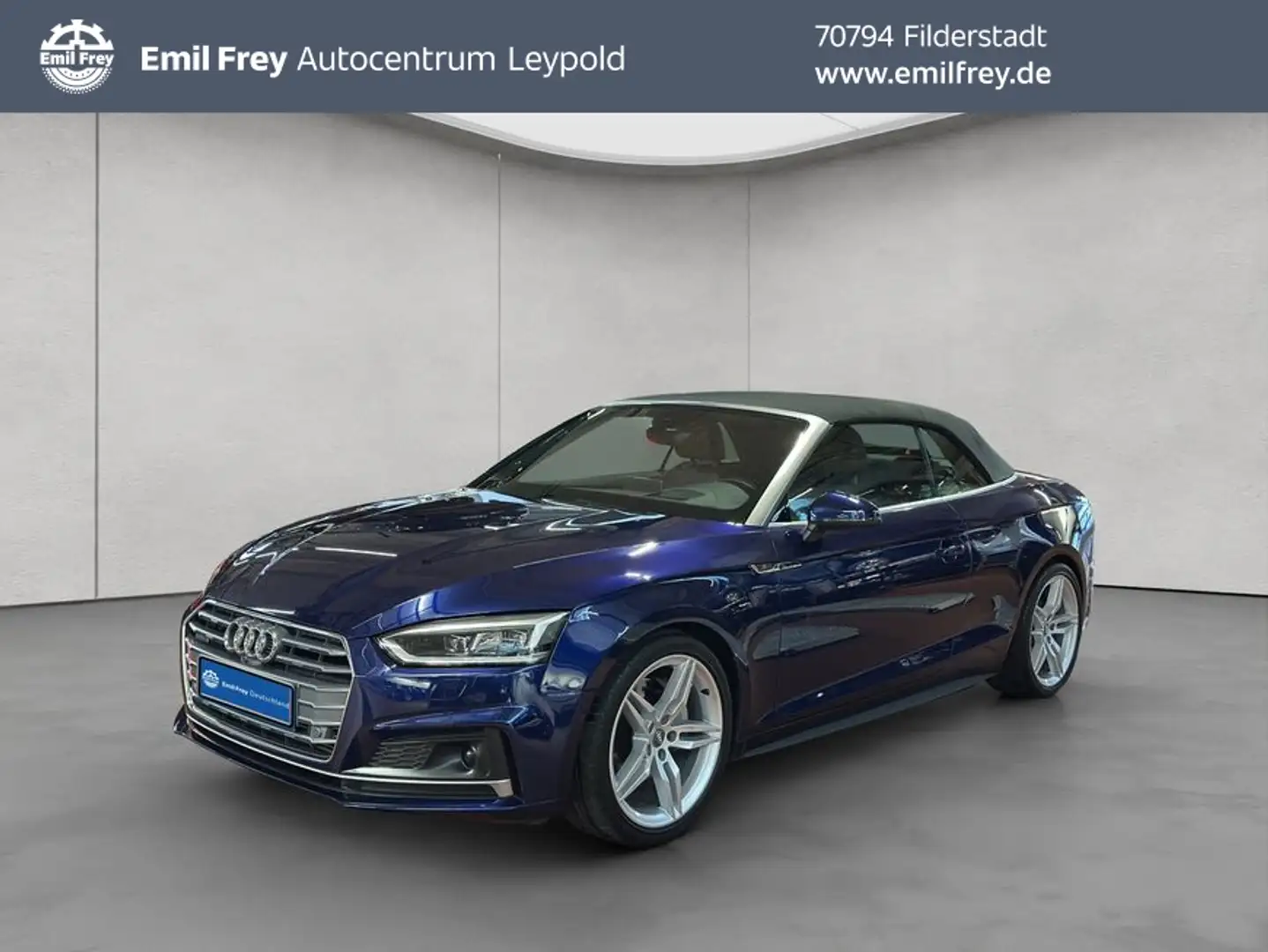 Audi A5 Cabrio 45 TFSI quattro S tronic sport Blau - 1