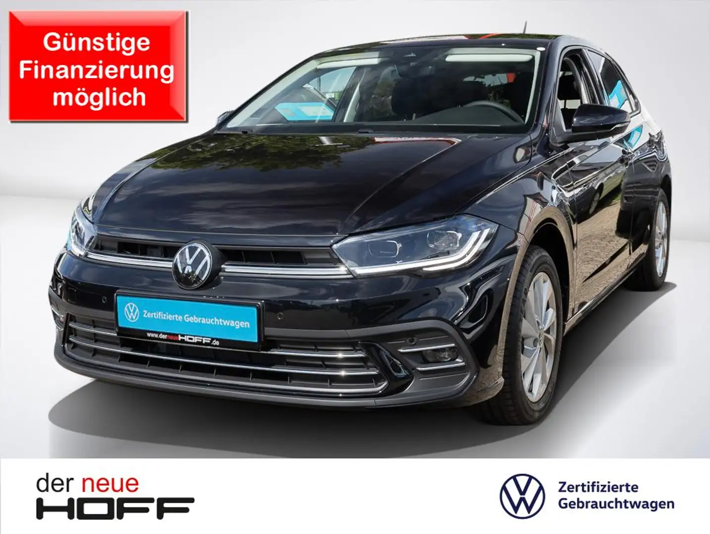 Volkswagen Polo 1.0 TSI Style Navi IQ-Light ACC Schwarz - 1