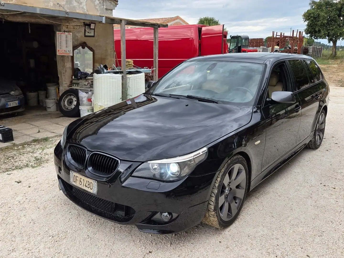 BMW 535 Serie 5 E61 2003 Touring 535d Touring Msport Nero - 1