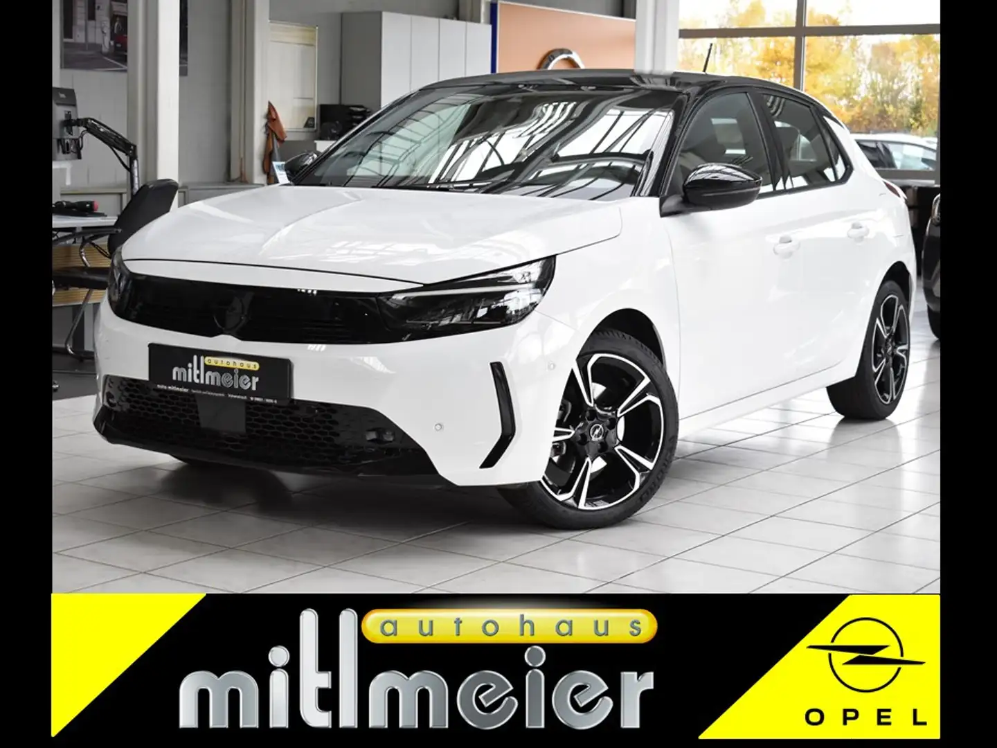 Opel Corsa F 1.2T GS. LED Kamera DAB+ SHZ PDC 17 ALU Weiß - 1