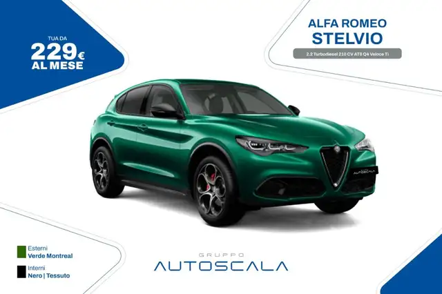 Alfa Romeo Stelvio 2.2 Turbodiesel 210 CV AT8 Q4 Veloce Tì