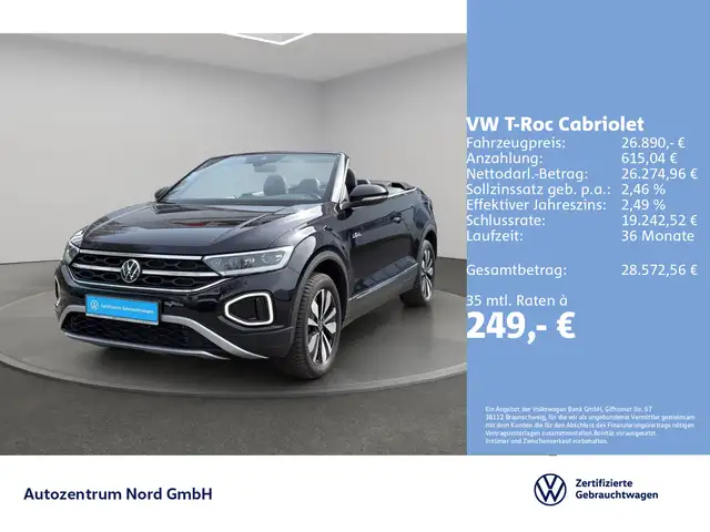Volkswagen T-Roc 1.0 TSI Goal NAVI+LED+ACC+KAMERA