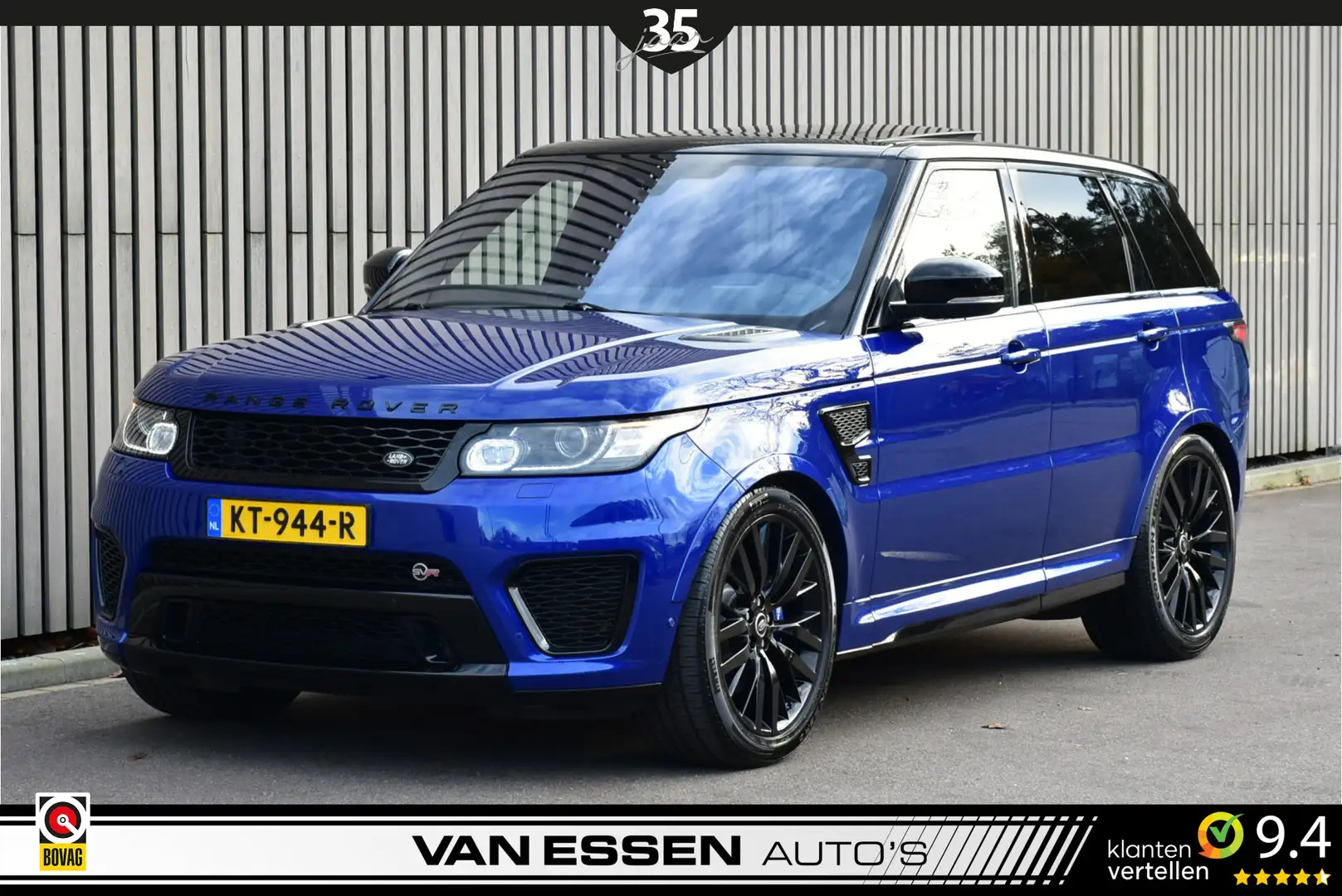 Land Rover Range Rover Sport 5.0 V8 Supercharged SVR Pano Carbon Head-Up Meridi Azul - 2