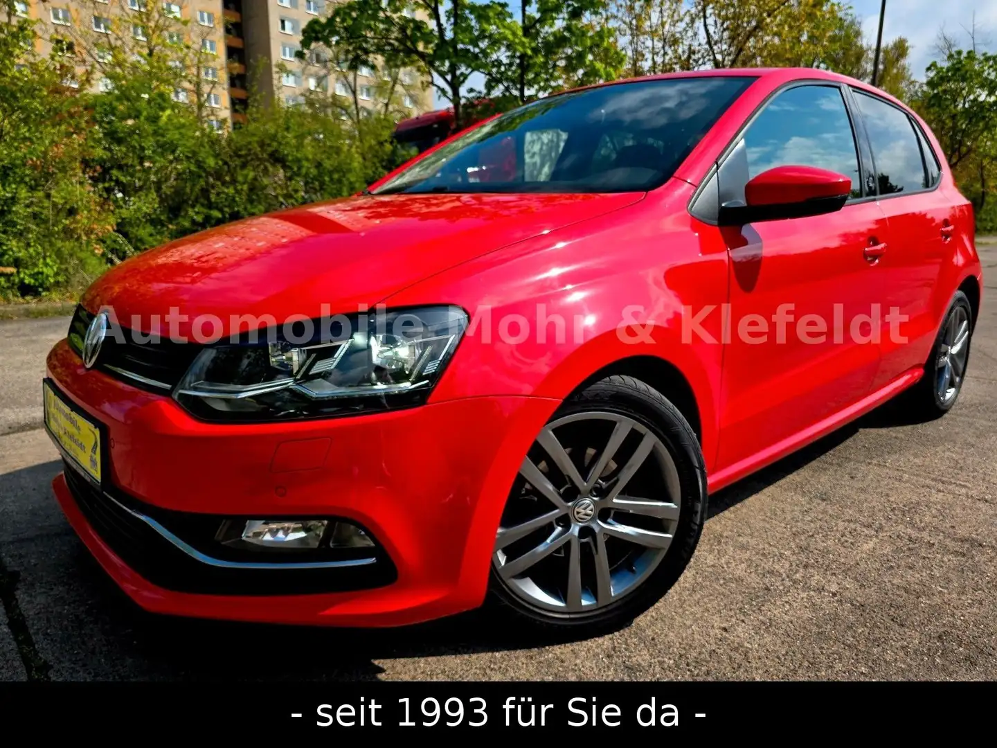 Volkswagen Polo V DSG Sound*1VB*LED*ACC*DAB+*BEATS*SHZ*PDC* Rot - 1