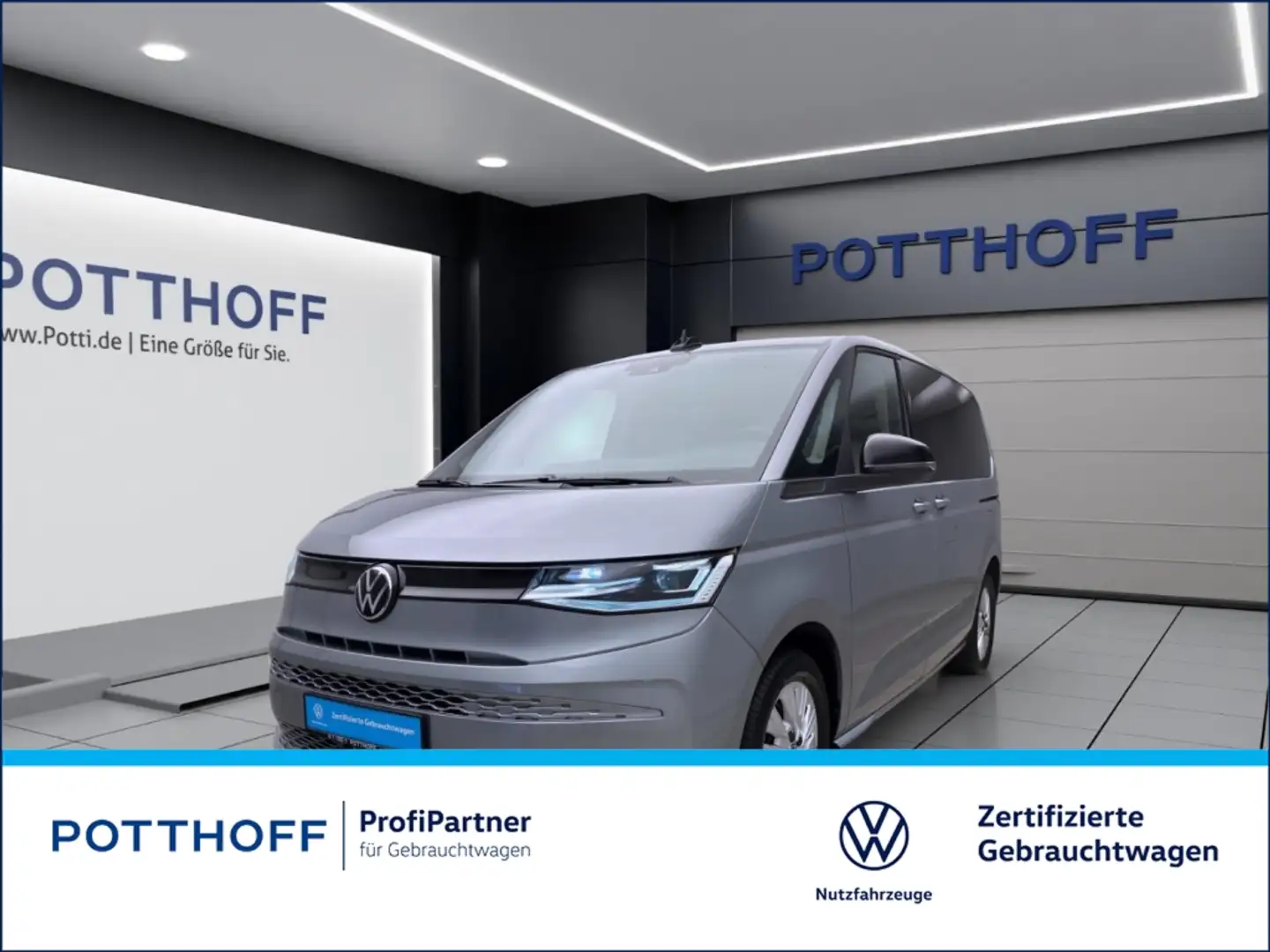 Volkswagen T7 Multivan 1.4 eHybrid DSG NAVI AHK PANO MATRIX Silber - 1