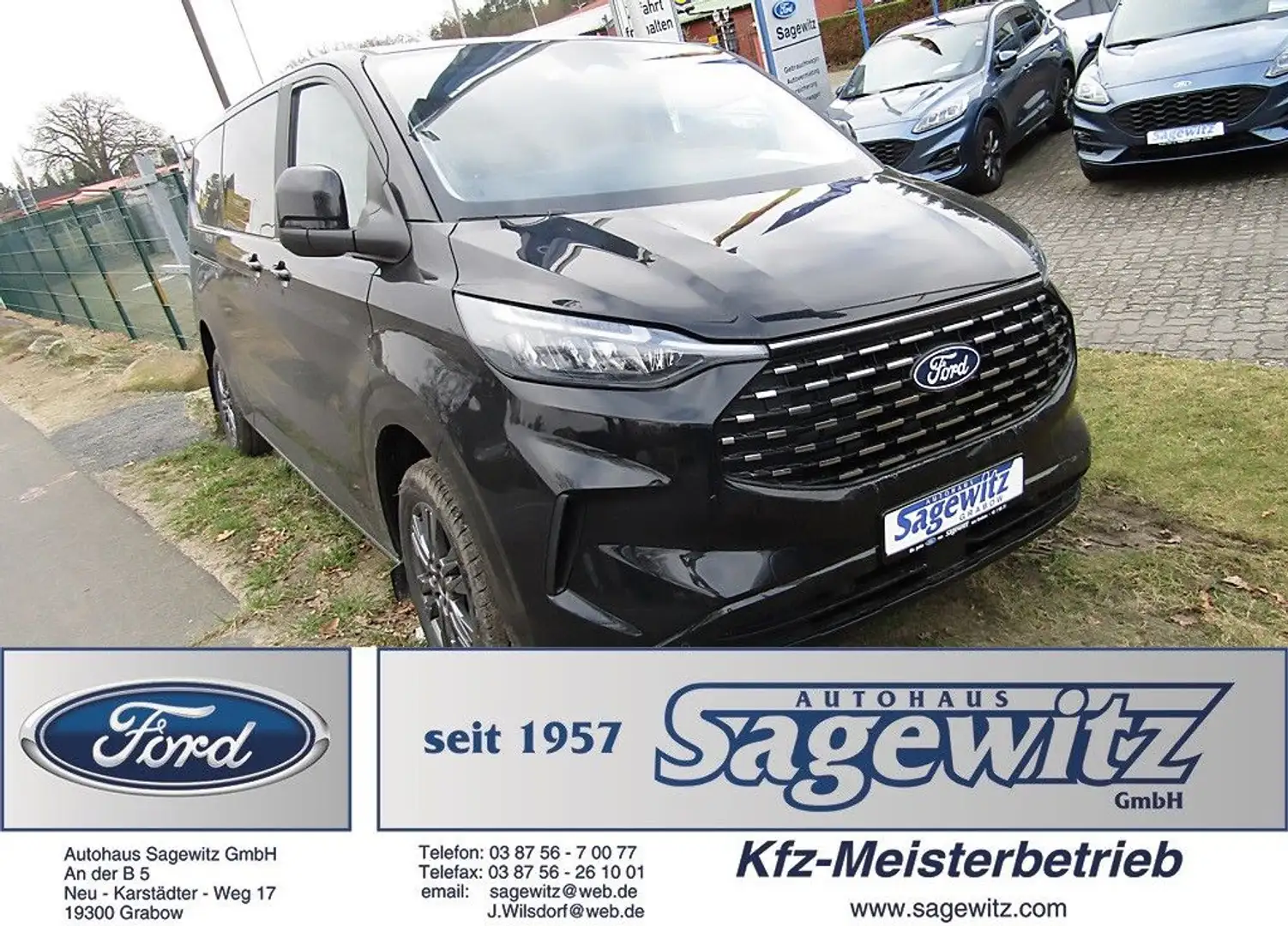 Ford Tourneo Custom 2.0 EcoBlue Bus 320 L2 Titanium Noir - 1