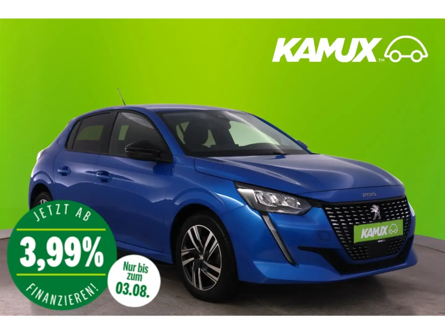 Peugeot 208 1.2PureTech Allure Pack+LED+VIRTUAL+CARPLAY Blue - 1