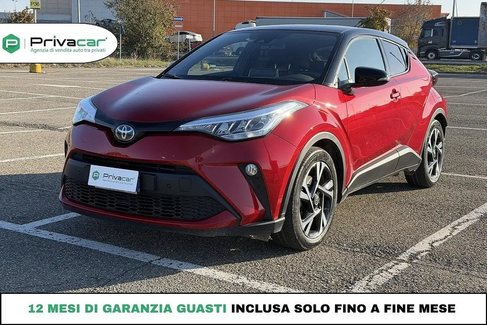 Toyota C-HR C-HR 2.0 Hybrid E-CVT Trend Červená - 1