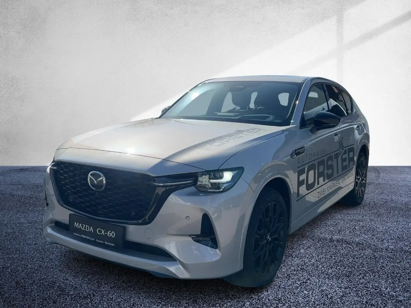 Mazda CX-60 /3.3L/8AT/AWD/HOMURA PLUS Leder Matrix Pano Silber - 2