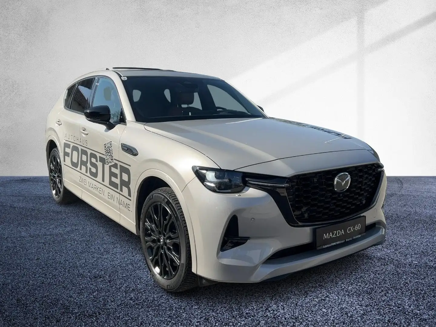 Mazda CX-60 /3.3L/8AT/AWD/HOMURA PLUS Leder Matrix Pano Silber - 1