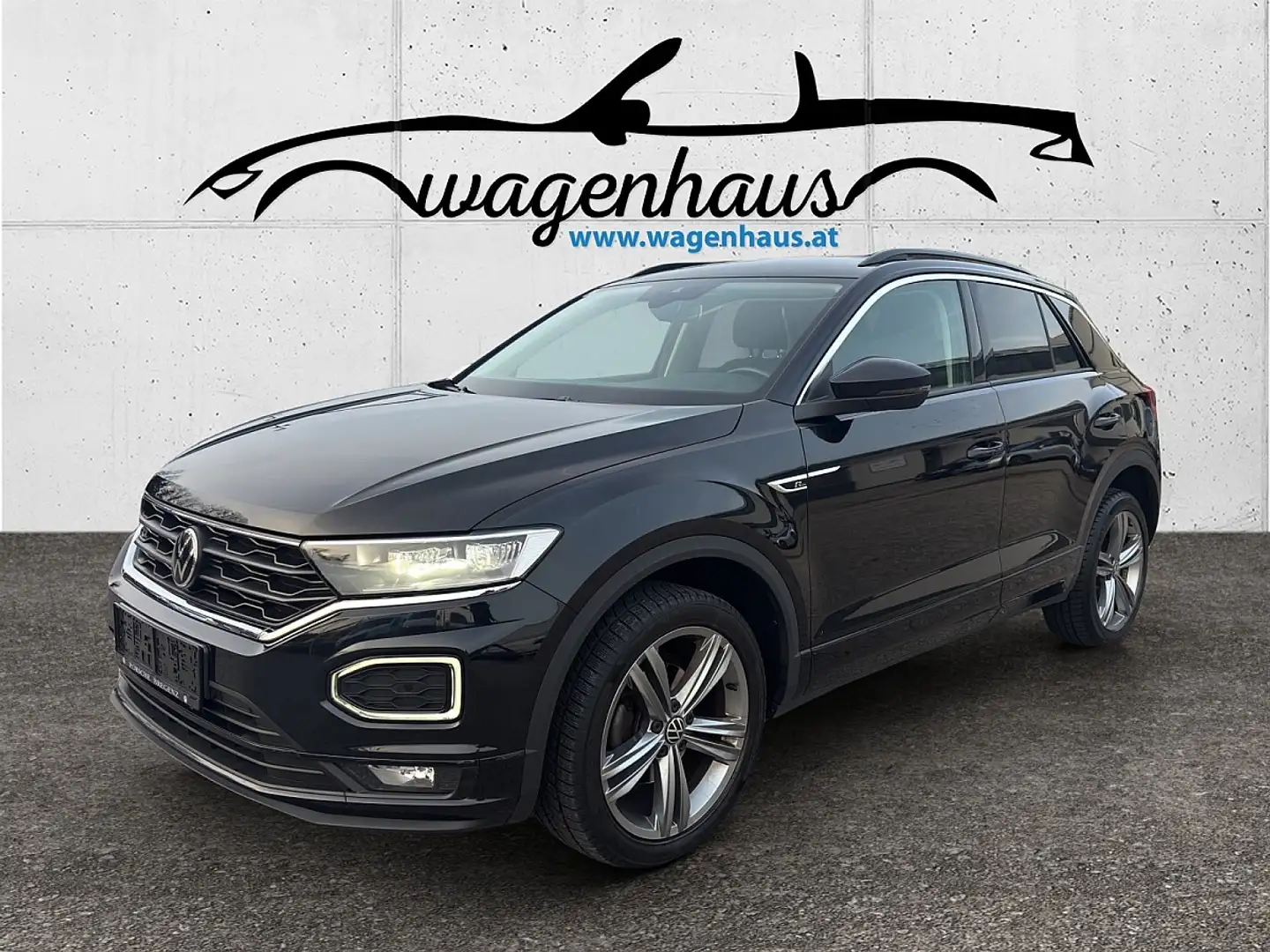 Volkswagen T-Roc 1,0 TSI Design R-Line, ACC, Spurw., Keyless, Ka... Schwarz - 1