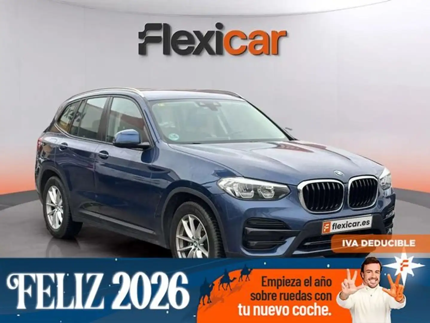 BMW X3 sDrive 18dA Bleu - 1