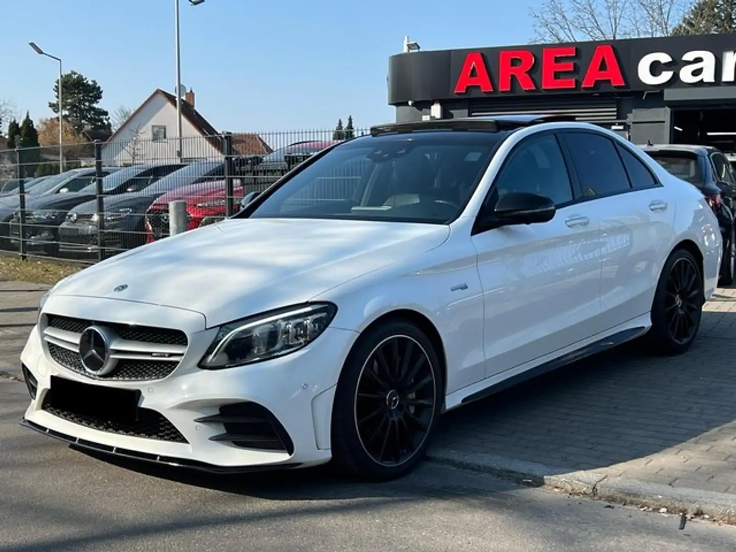 Mercedes-Benz C 43 AMG 4M*PANO*WIDE*BURM*MULTIB*KEY*360° Weiß - 1
