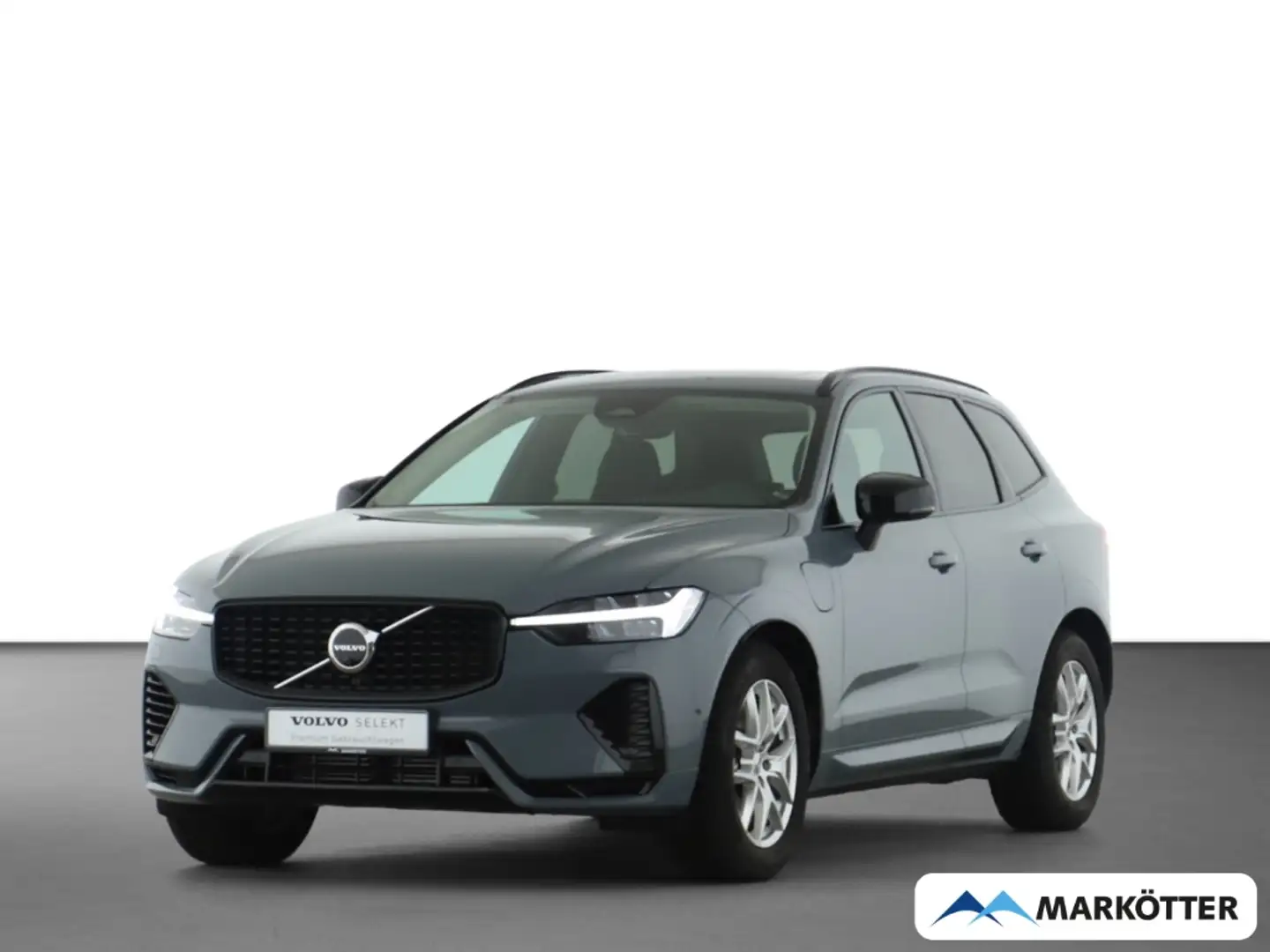 Volvo XC60 T8 AWD Plus Dark BLIS/AHK/360°CAM/ACC/PANO Grau - 1