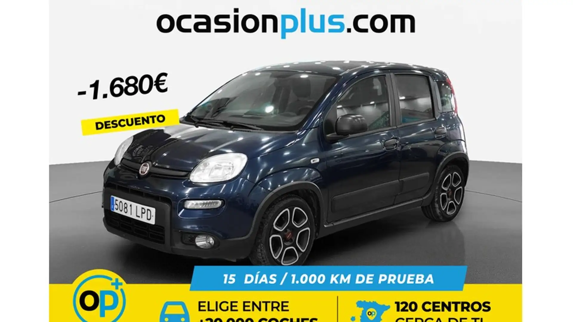 Fiat Panda 1.0 Gse City Live Hybrid Azul - 1