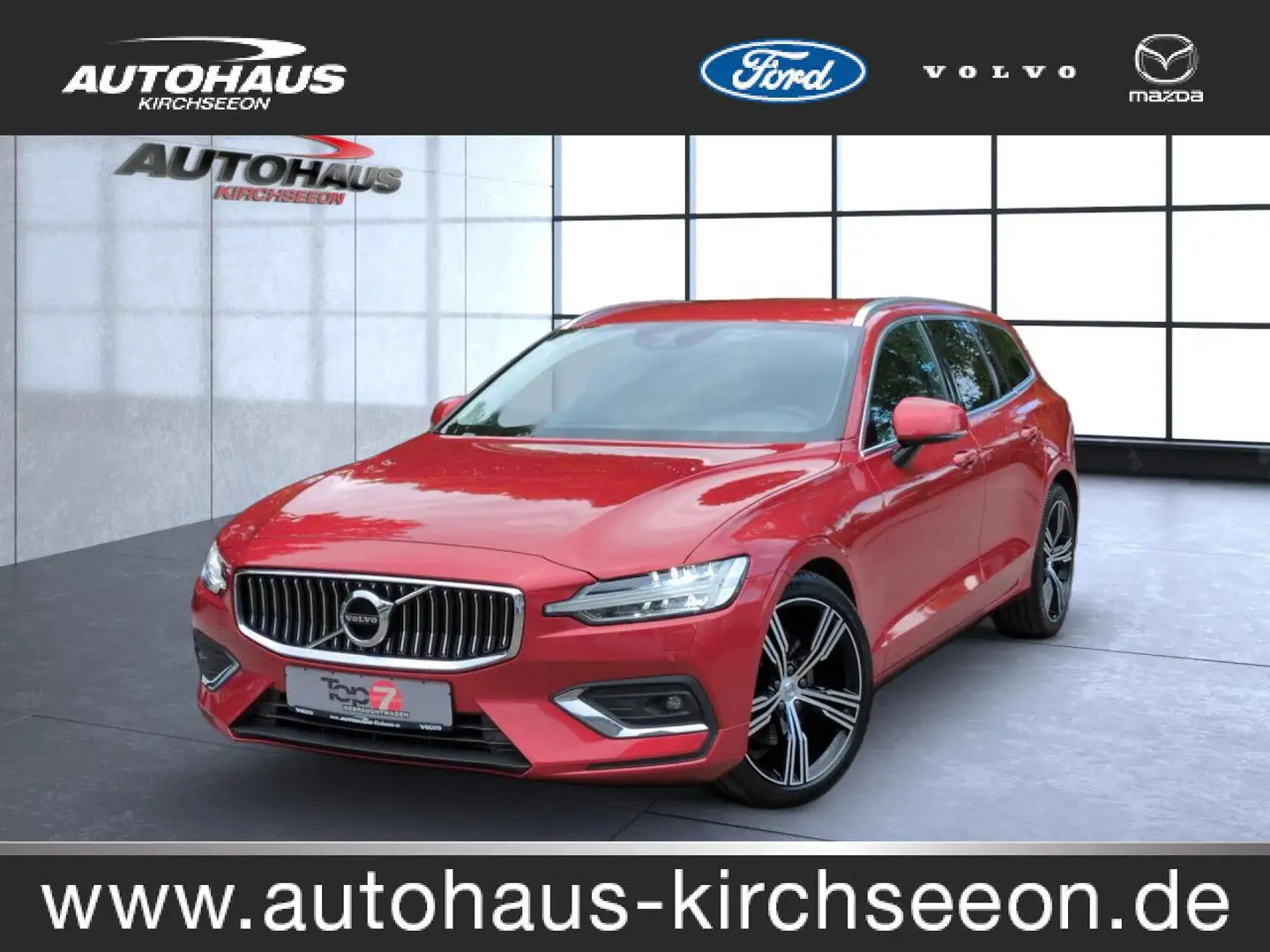 Volvo V60 B4 (Diesel) Inscription Mild-Hybrid Automatik Rojo - 1