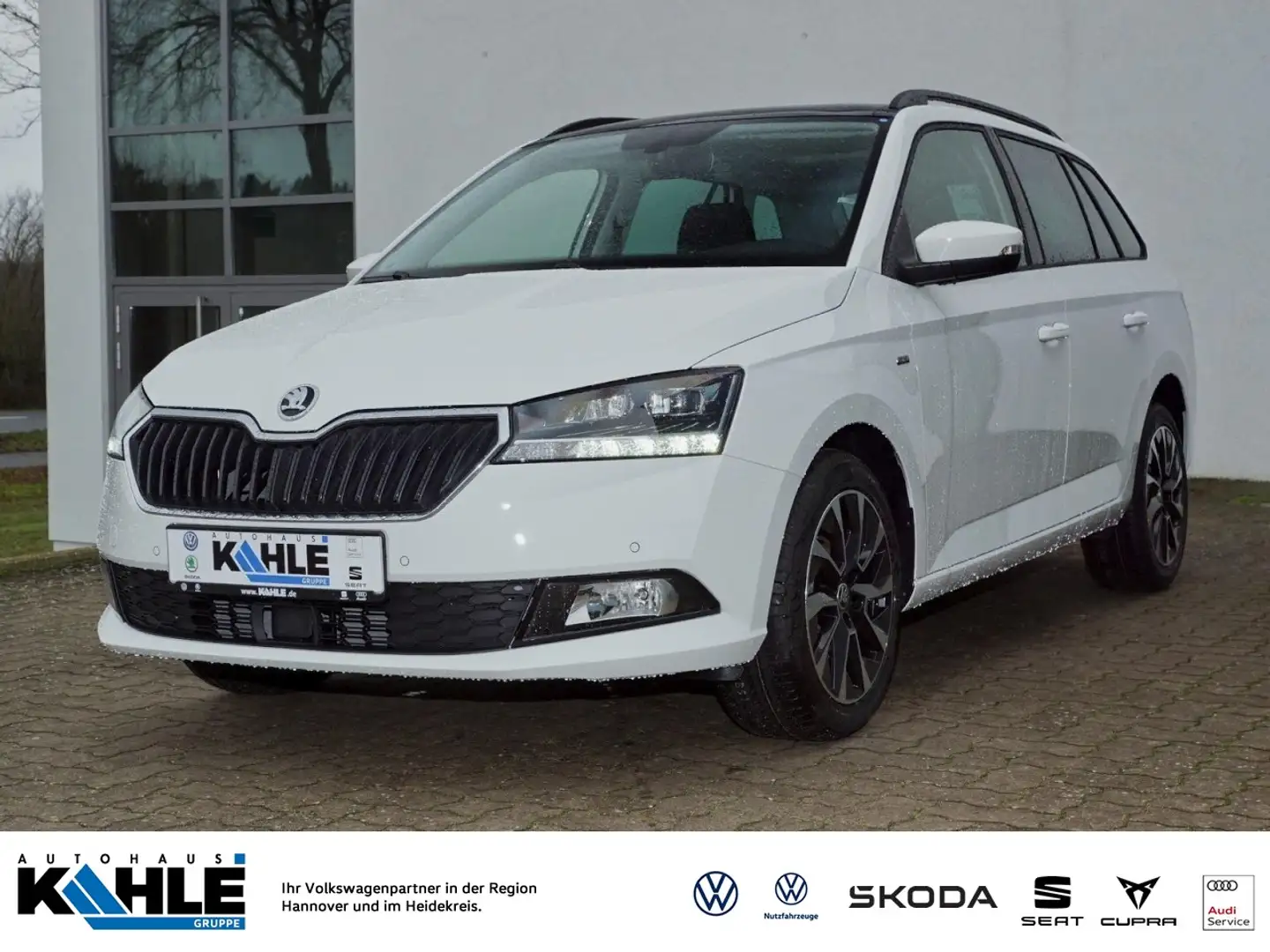 Skoda Fabia Combi Best Of Drive 1.0 TSI LED/Pano Klima Navi Blanc - 1