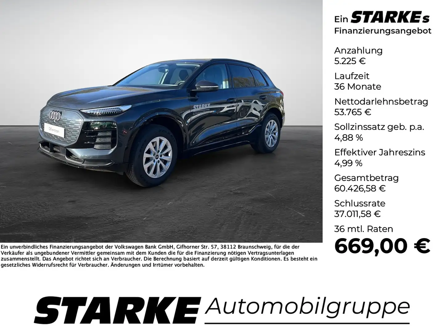 Audi Q6 e-tron Tech Navi LED Komfortpaket Assistenzpake... Grau - 1