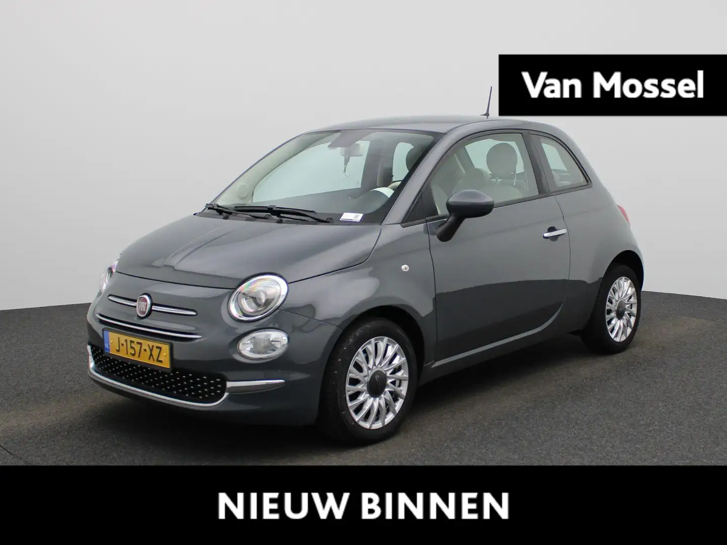 Fiat 500 1.0 Hybrid Lounge | Apple Carplay / Android Auto | Gris - 1