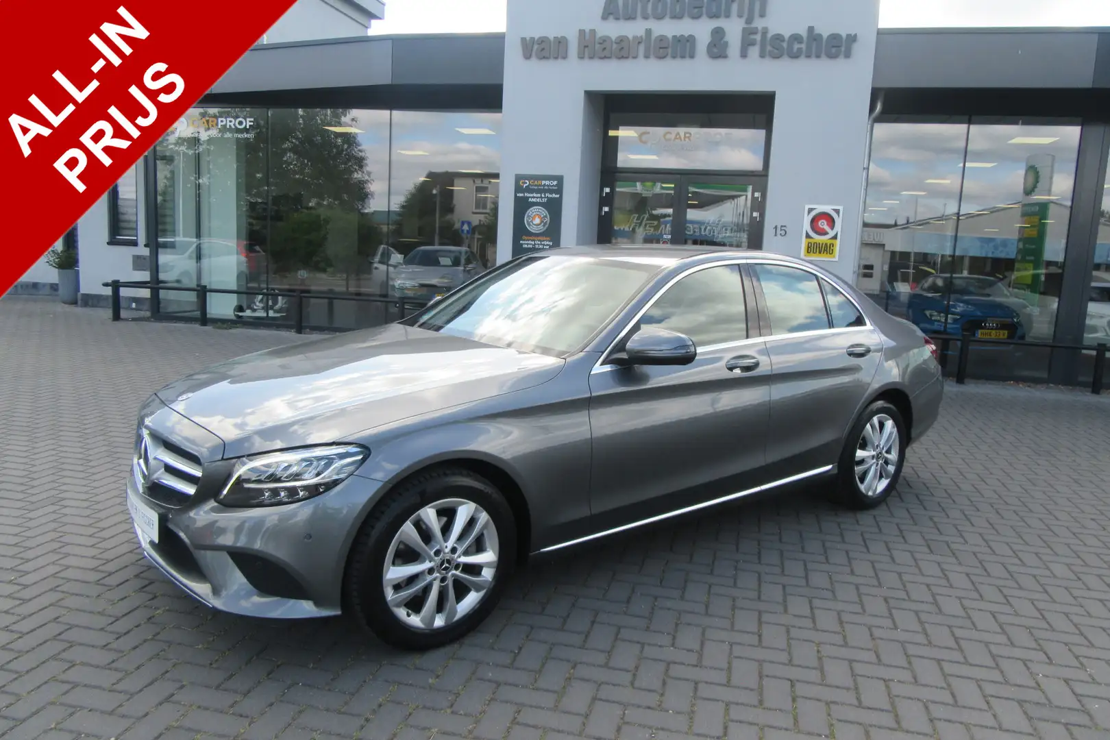 Mercedes-Benz C 180 Aut. Business Solution Avantgarde, Trekhaak Grijs - 1