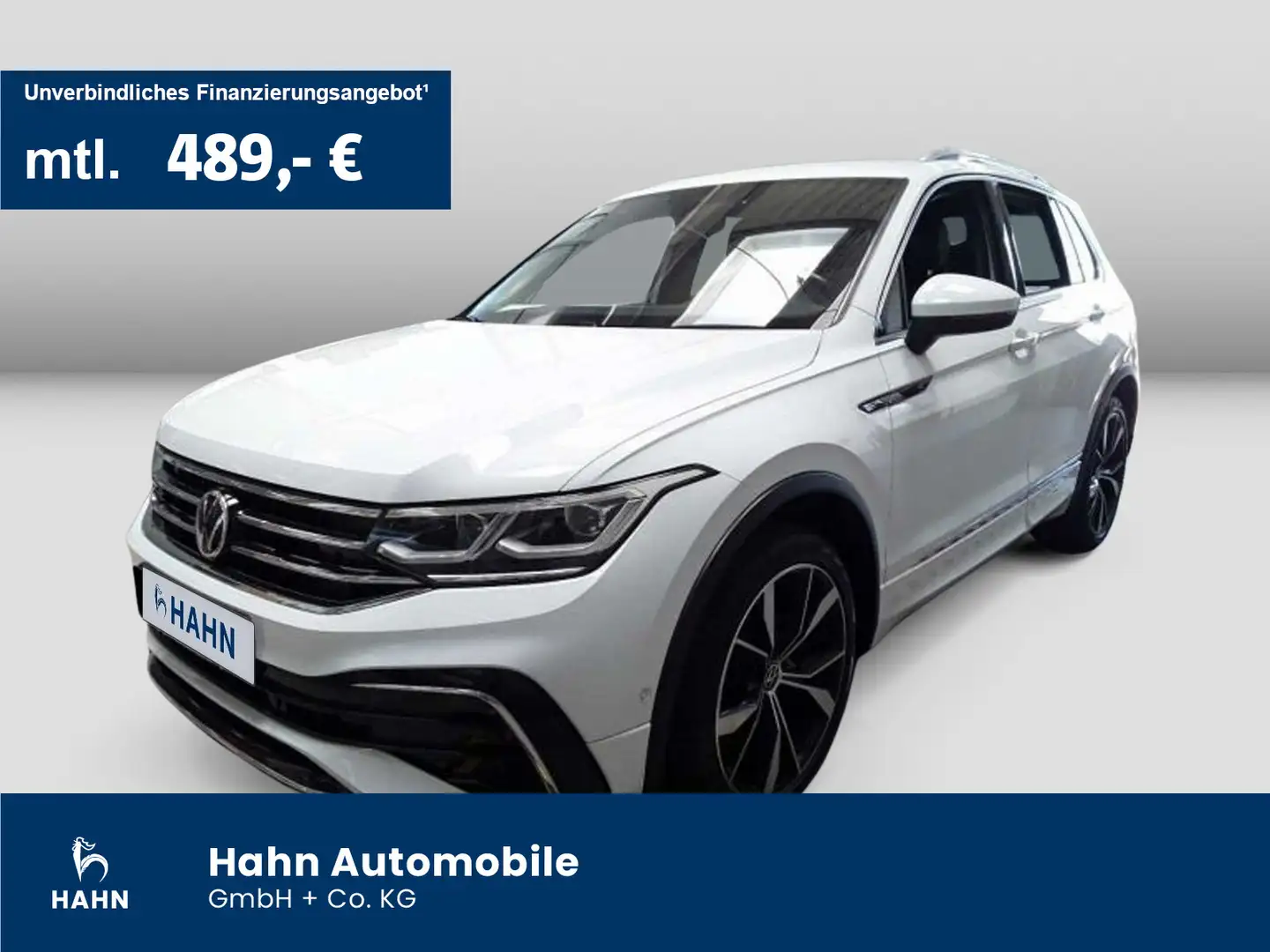Volkswagen Tiguan 2.0TDI R-Line 4M DSG AHK Cam Navi ACC Weiß - 1