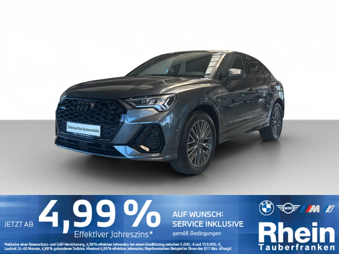 Audi Q3 45 TFSI Sportsback Kamera*Navi*Leder* Grau - 1