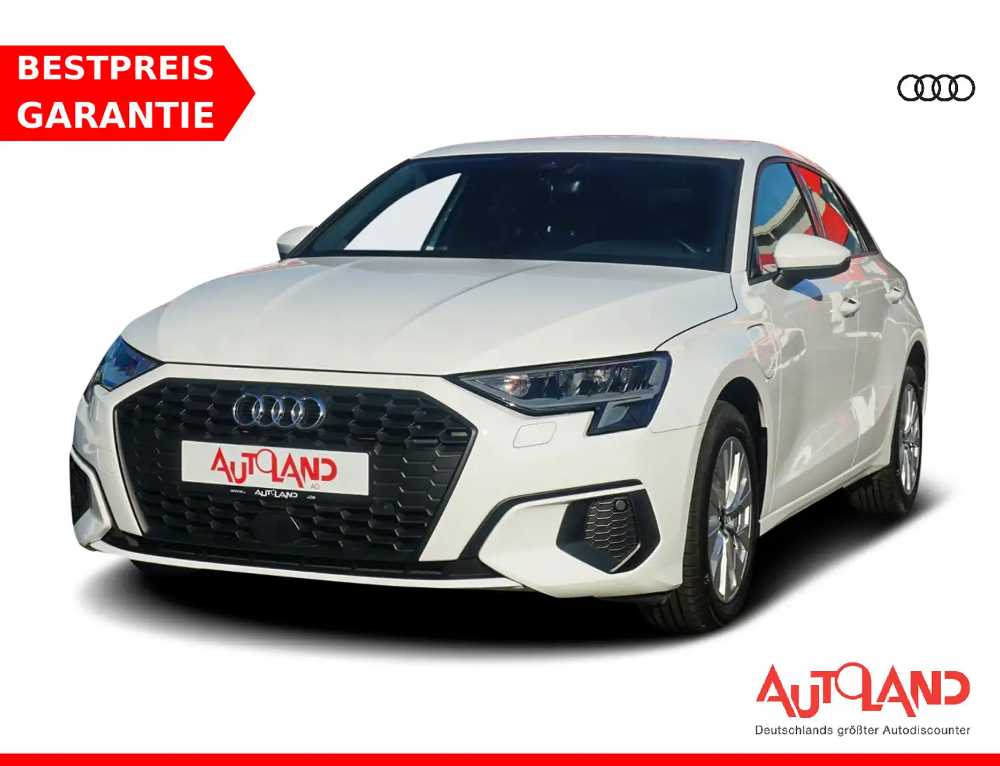 Audi A3 Sportback 40 1.4 TFSI e LED App-Connect PDC Blanc - 1