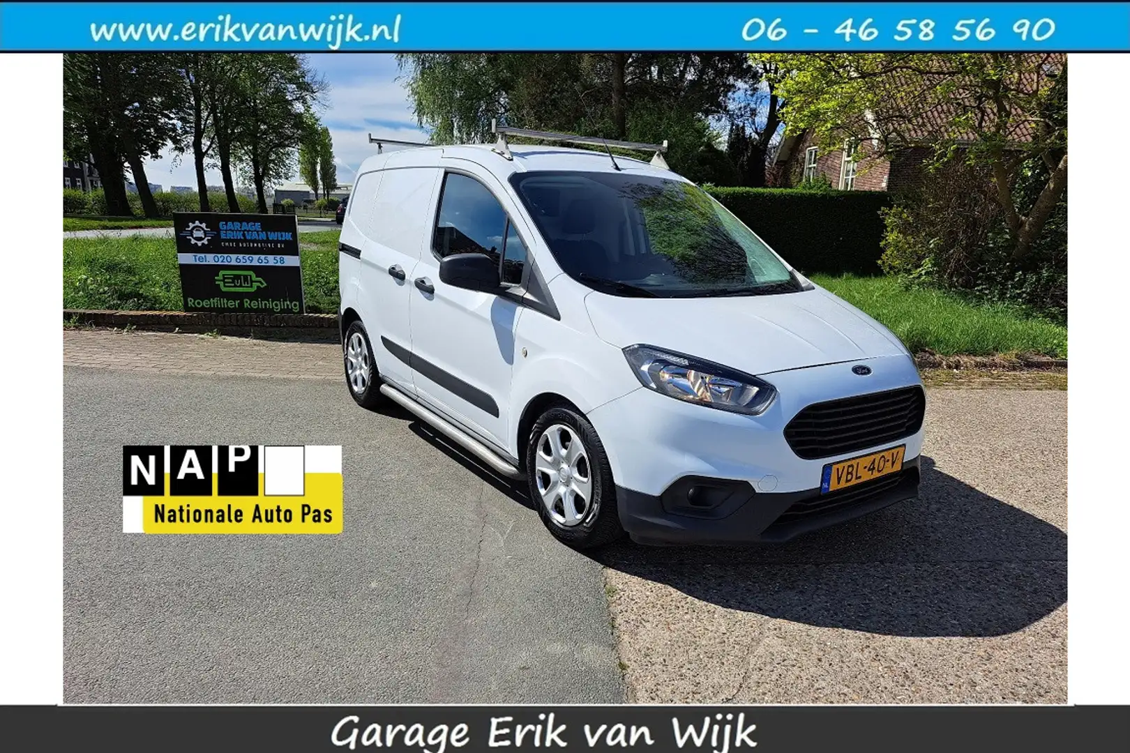 Ford Transit Courier 1.5 TDCI EURO 6 Airco/Cruise control/bluetooth/Nav Wit - 1