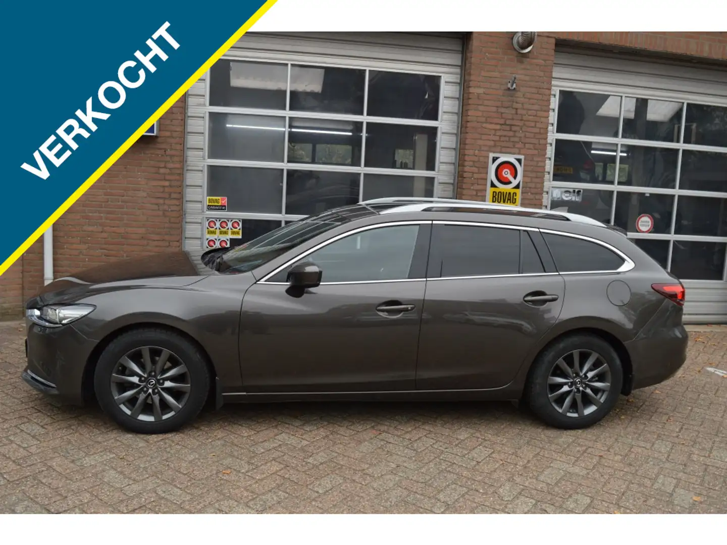 Mazda 6 Sportbreak, Trekhaak, Lederen bek 2.0 S.A.-G Signa Brun - 2