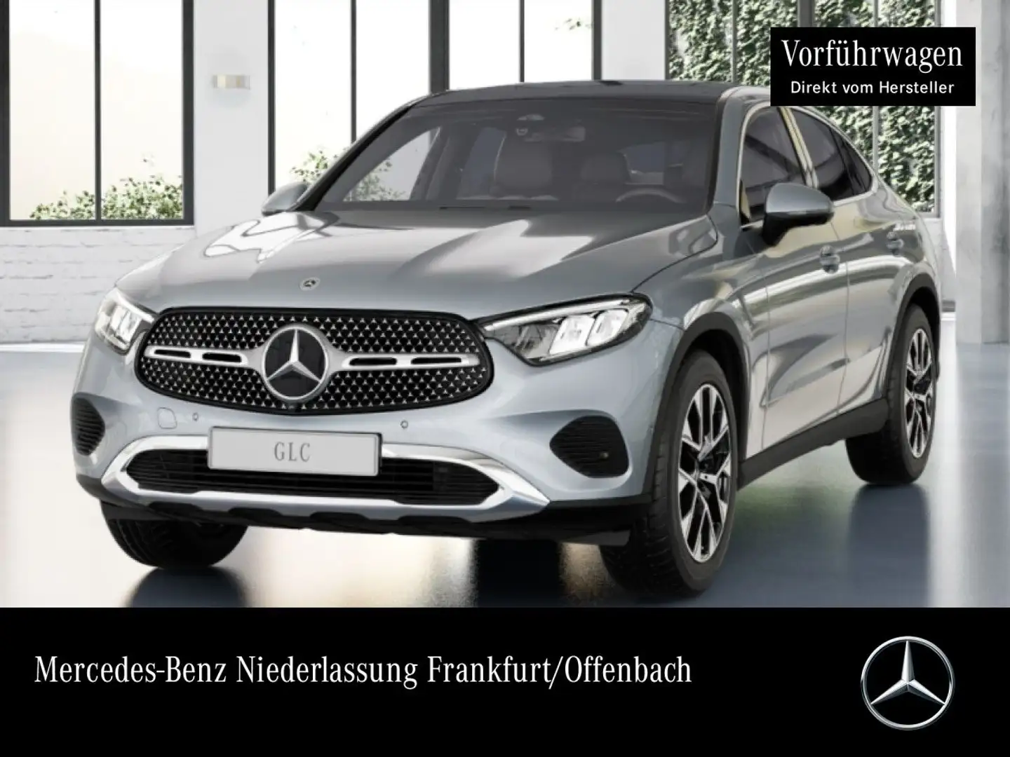 Mercedes-Benz GLC 200 4M AVANTG+PANO+360+AHK+LED+TOTW+KEYLESS+9G Silber - 1