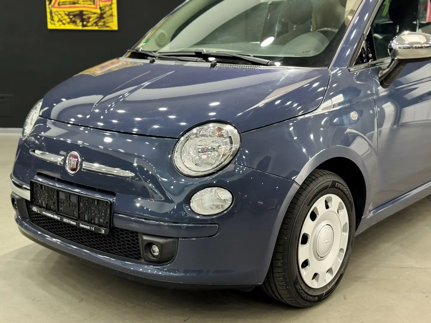 Fiat 500C Lounge*TÜV NEU*PDC*Klima*City* Bleu - 2