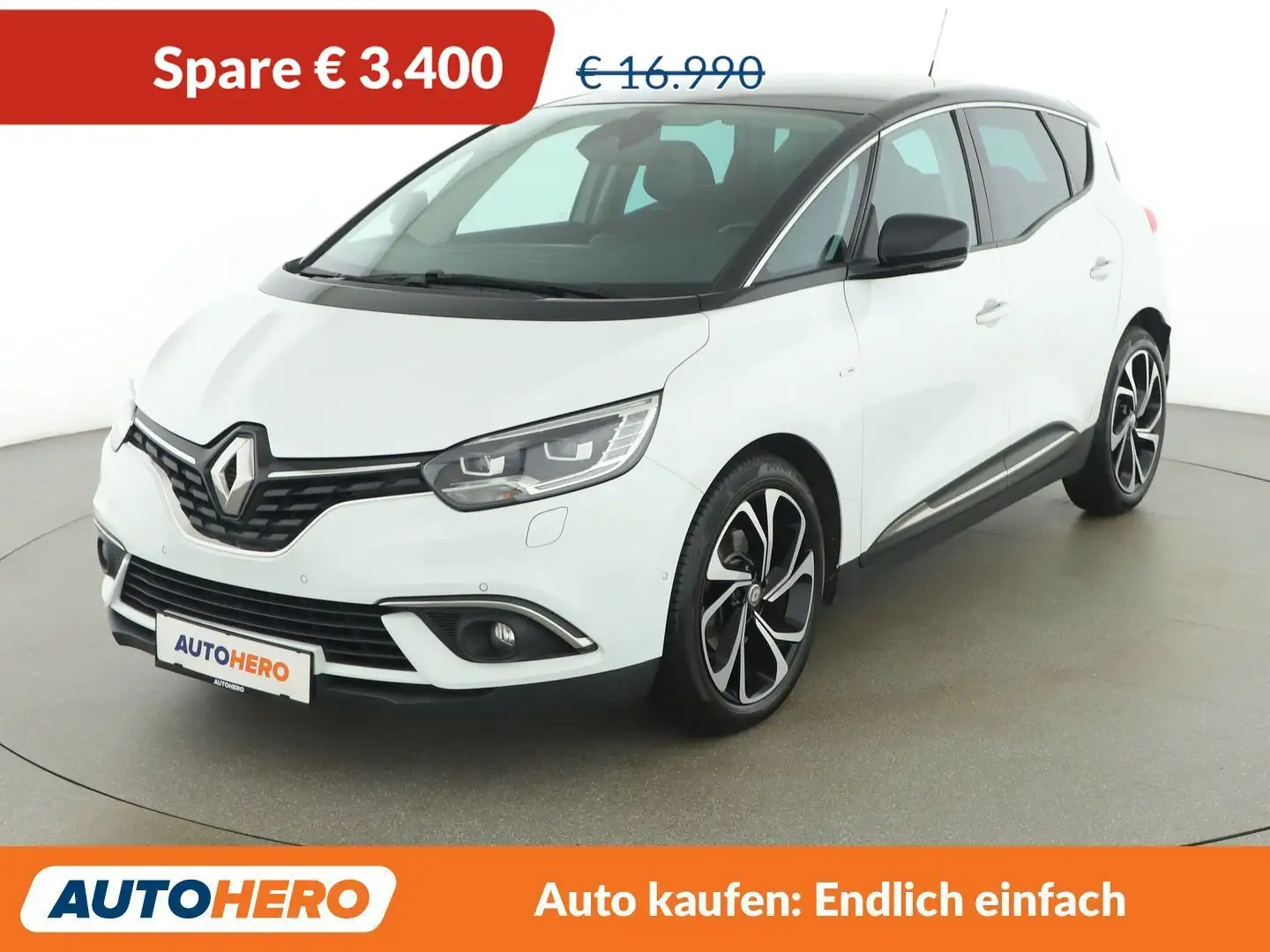 Renault Scenic 1.5 dCi Energy BOSE-Edition *LED*SPUR*TOT*CAM*NAVI Weiß - 1