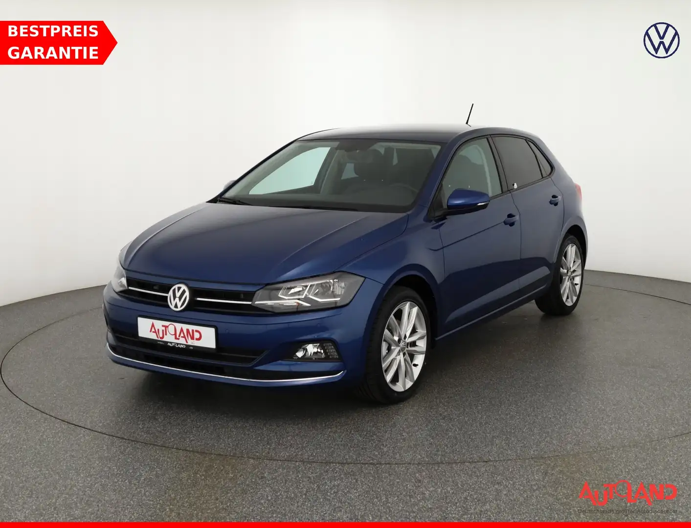 Volkswagen Polo 1.0 TSI Highline Bluetooth Sitzheizung PDC Blauw - 1