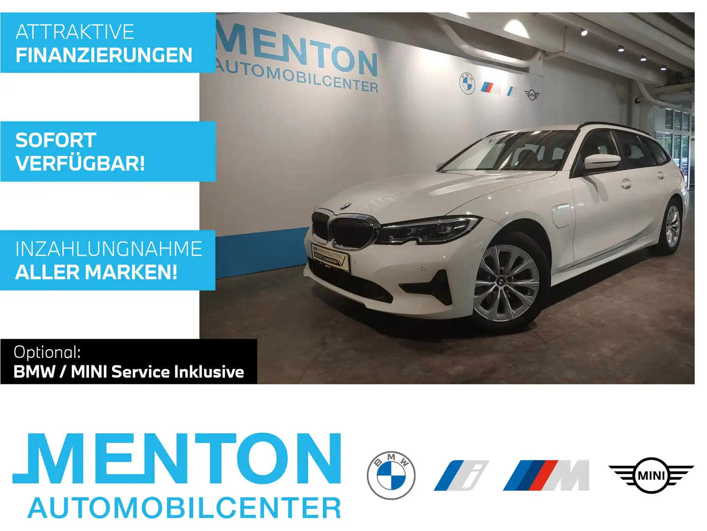 BMW 320 e Advantage/LED/Parking Assistant/Shz Weiß - 1